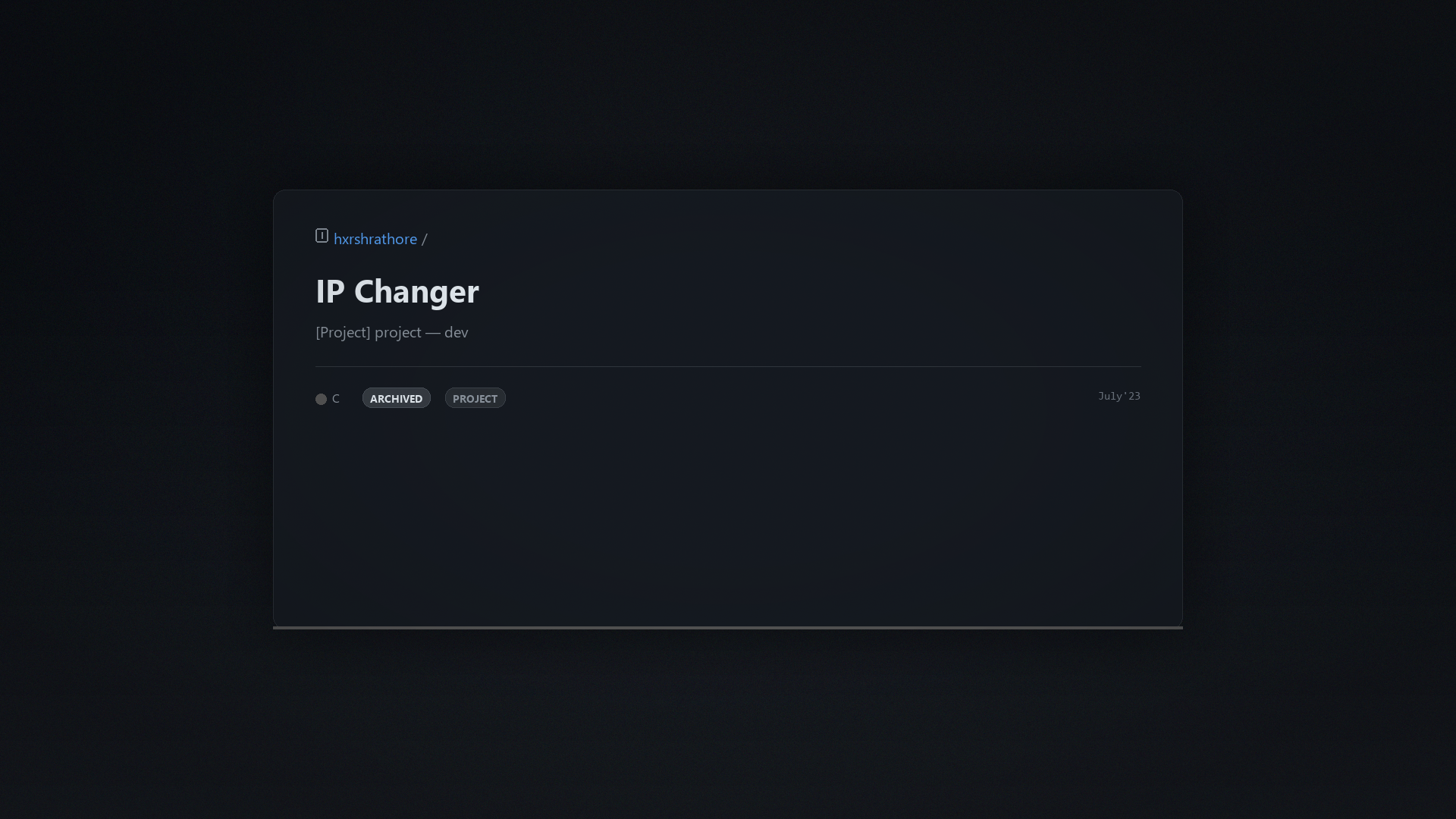 IP Changer